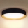 Brilagi - LED Dimmable ceiling light LARIOS LED/60W/230V 3000-6500K ø 49 cm black + remote control