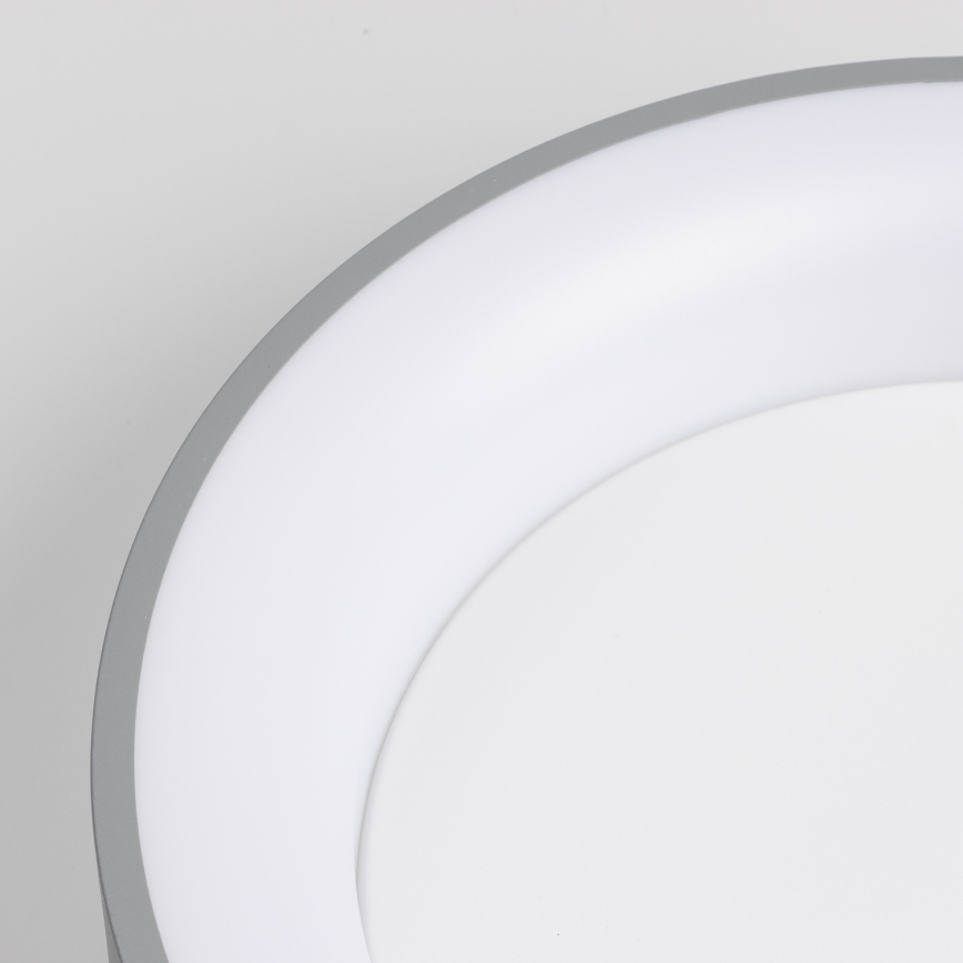 Brilagi - LED Dimmable ceiling light FALCON LED/40W/230V 3000-6500K d. 45 cm grey + remote control