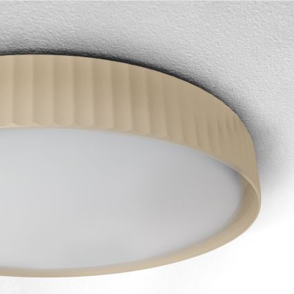 Brilagi - LUCIA Dimmable LED Ceiling Light 48W/230V 3000-6500K Ø41 cm Beige + Remote Control