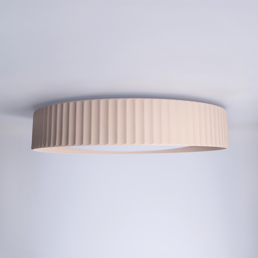 Brilagi - LUCIA Dimmable LED Ceiling Light LED/48W/230V 3000-6500K, 41 cm Diameter, Beige + Remote Control