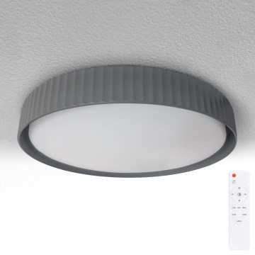 Brilagi - LED Dimmable Ceiling Light LUCIA LED/60W/230V 3000-6500K Ø 59 cm grey + remote control