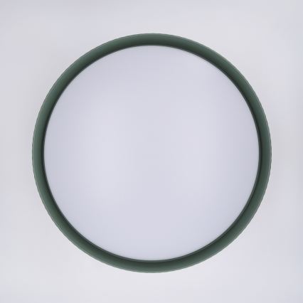 Brilagi - LUCIA LED Dimmable Ceiling Light LED/60W/230V 3000-6500K Ø 59 cm Green + Remote Control