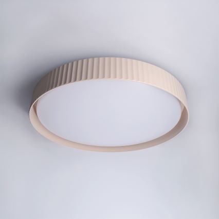 Brilagi - LUCIA LED Dimmable Ceiling Light LED/60W/230V 3000-6500K Ø 59 cm Beige + Remote Control
