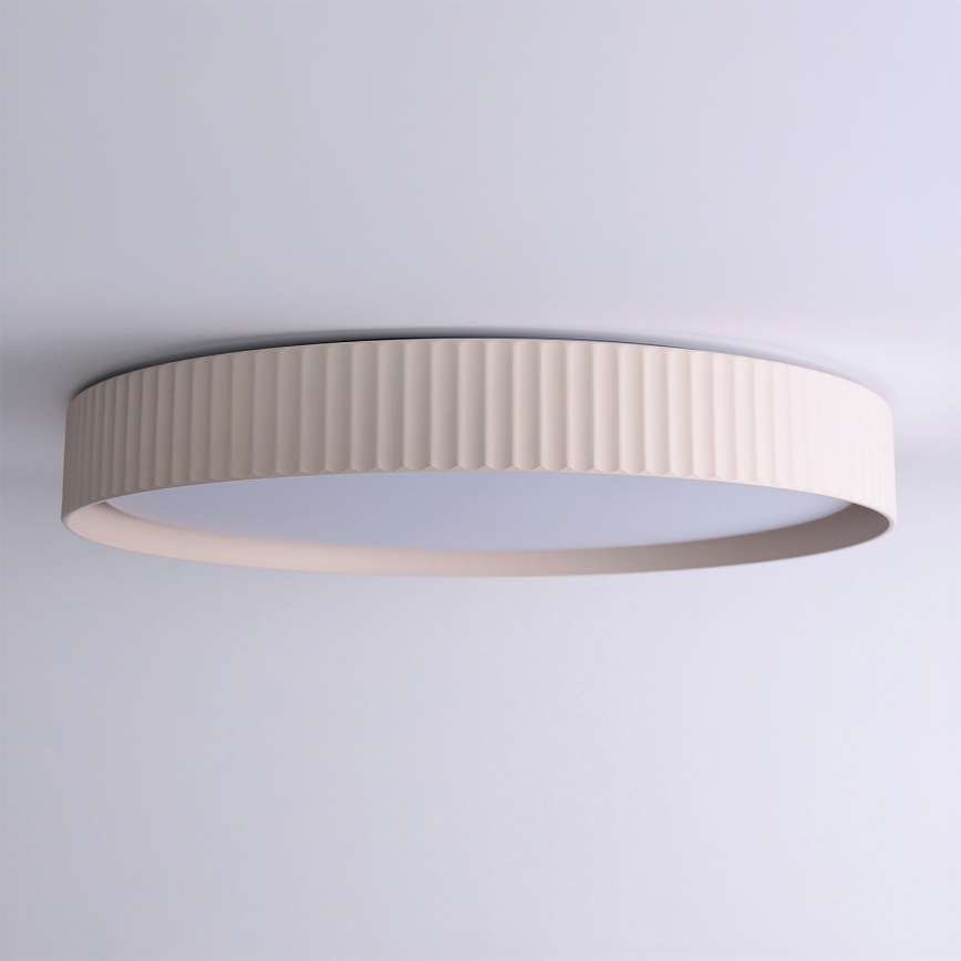 Brilagi - LUCIA LED Dimmable Ceiling Light LED/60W/230V 3000-6500K Ø 59 cm Beige + Remote Control