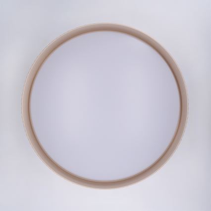Brilagi - LUCIA LED Dimmable Ceiling Light LED/60W/230V 3000-6500K Ø 59 cm Beige + Remote Control