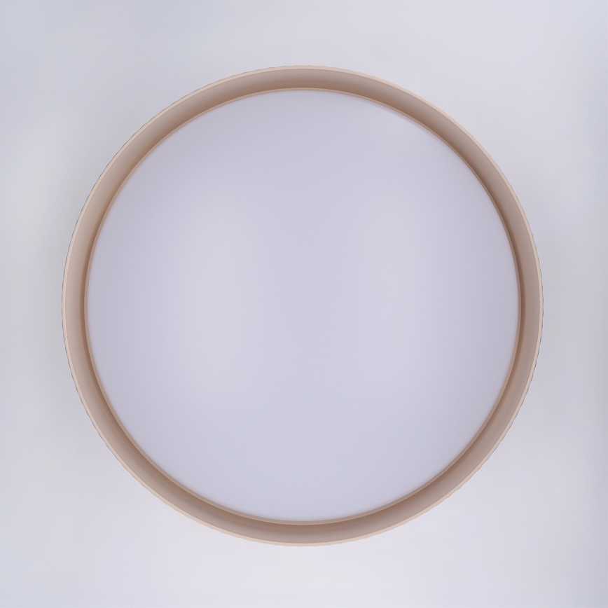 Brilagi - LUCIA LED Dimmable Ceiling Light LED/60W/230V 3000-6500K Ø 59 cm Beige + Remote Control
