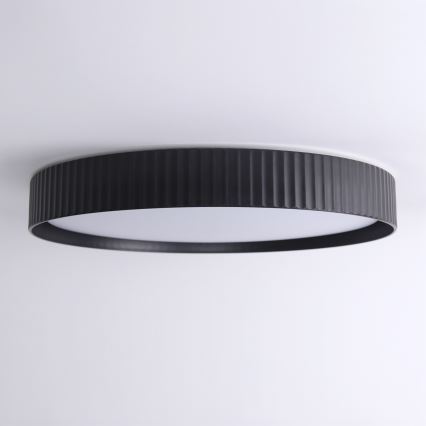 Brilagi - LUCIA Dimmable LED Ceiling Light LED/60W/230V 3000-6500K Ø 59 cm Black + Remote Control