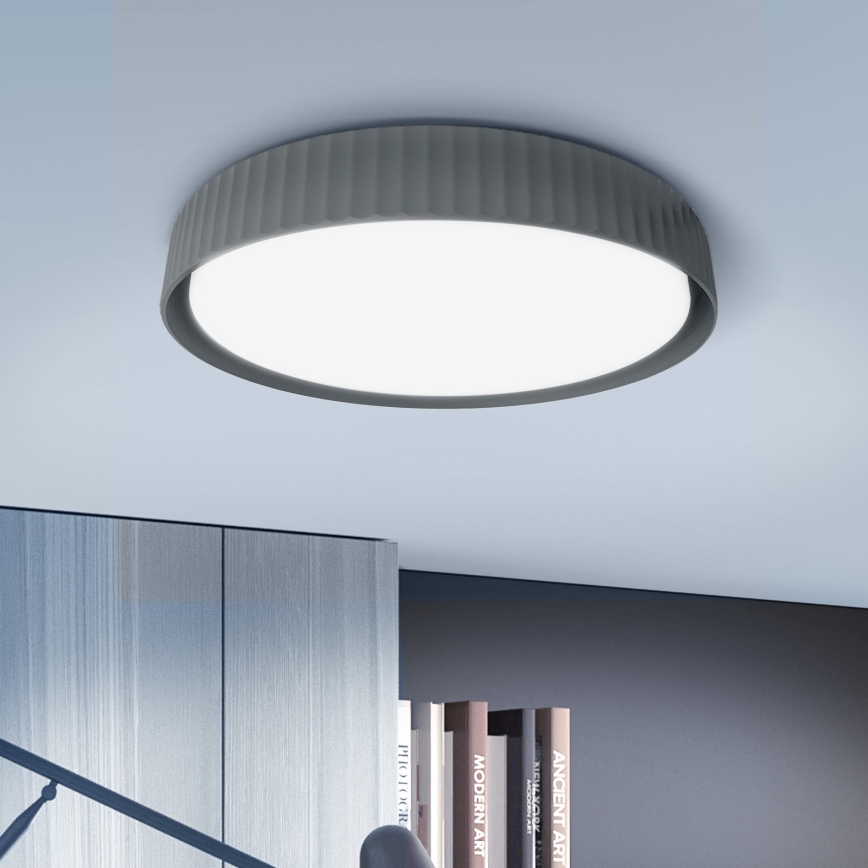 Brilagi - LED Dimmable Ceiling Light LUCIA LED/60W/230V 3000-6500K diam. 59 cm gray + remote control