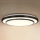 Brilagi - LED Dimmable ceiling light LUCIANO LED/48W/230V 3000-6500K ø 39 cm black + remote control