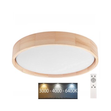 Brilagi - LED Dimmable ceiling light MANAROLA LED/24W/230V 3000-6500K + remote control