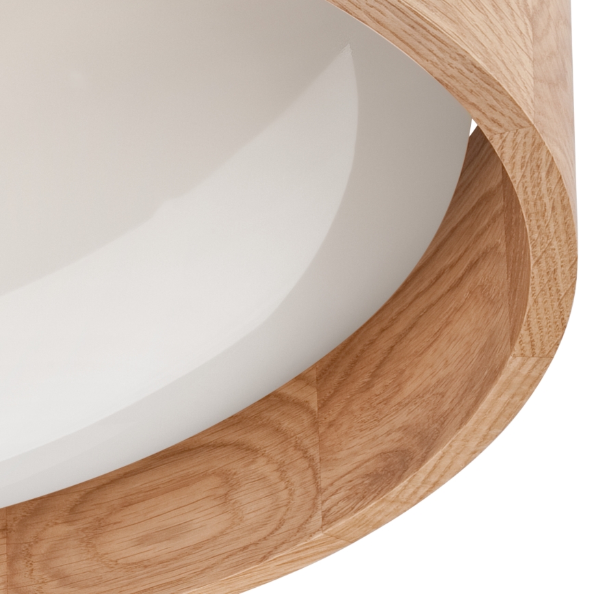 Brilagi - LED Dimmable ceiling light MANAROLA LED/24W/230V 3000-6500K oak + remote control