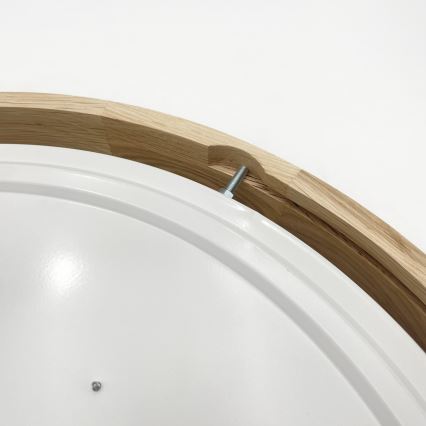Brilagi - LED Dimmable Ceiling Light MANAROLA REMOTE LED/36W/230V 3000-6500K Ø 51 cm Oak + remote control