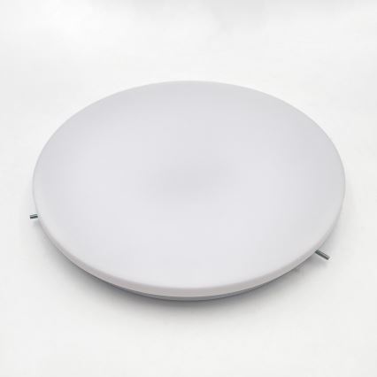 Brilagi - Dimmable LED Ceiling Light MANAROLA SMART 24W/230V 3000-6000K Wi-Fi Tuya Beacon Ø 41 cm Oak + Remote Control
