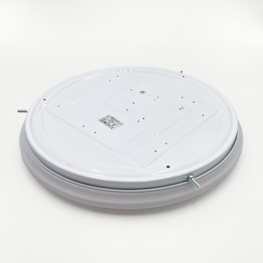 Brilagi - Dimmable LED Ceiling Light MANAROLA SMART 24W/230V 3000-6000K Wi-Fi Tuya Beacon Ø 41 cm Oak + Remote Control