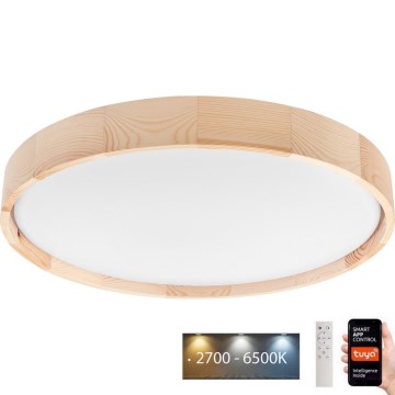 Brilagi - LED Dimmable ceiling light MANAROLA SMART LED/36W/230V 2700-6500K d. 51 cm Wi-Fi Tuya + remote control