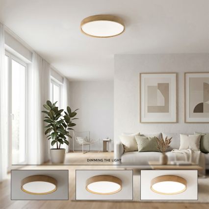 Brilagi - LED Dimmable Ceiling Light MANAROLA SMART STARS LED/36W/230V 3000-6000K Wi-Fi Tuya Beacon Ø 51 cm + remote control