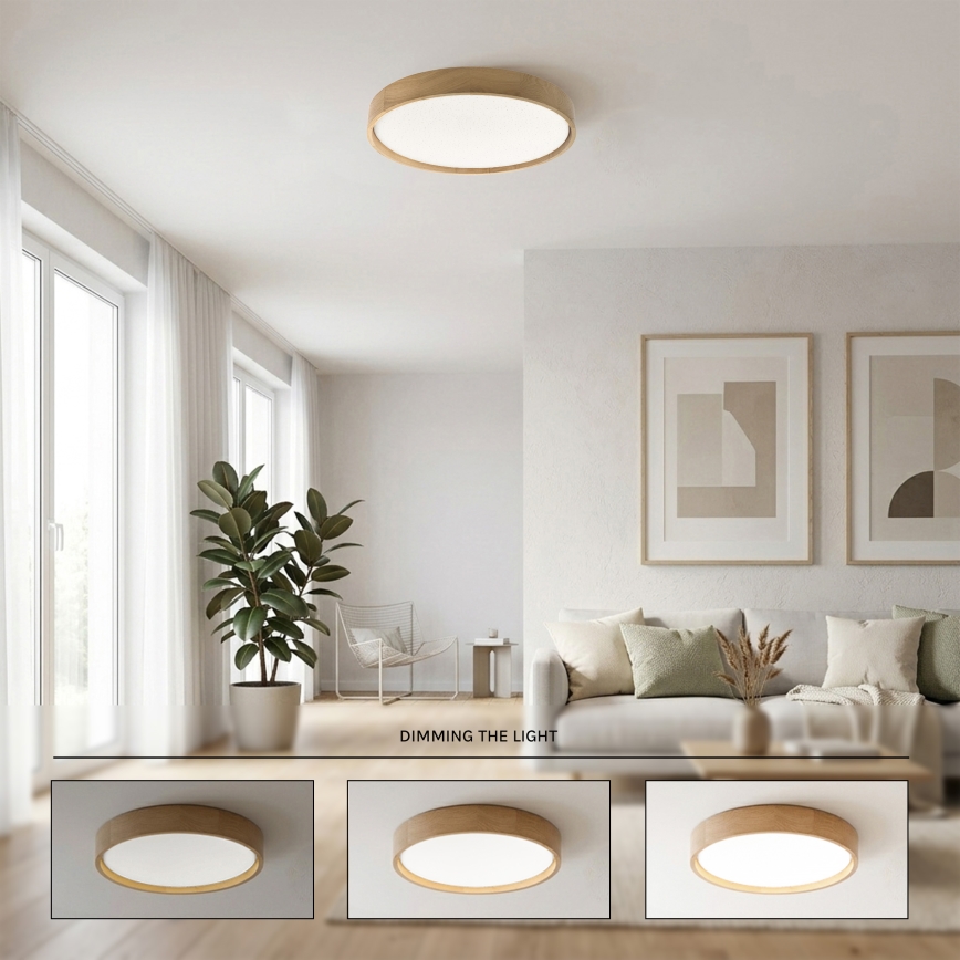 Brilagi - LED Dimmable Ceiling Light MANAROLA SMART STARS LED/36W/230V 3000-6000K Wi-Fi Tuya Beacon Ø 51 cm + remote control