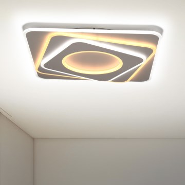 Brilagi - LED Dimmable ceiling light MODERN LED/100W/230V 2700-6500K 48x48 cm + remote control