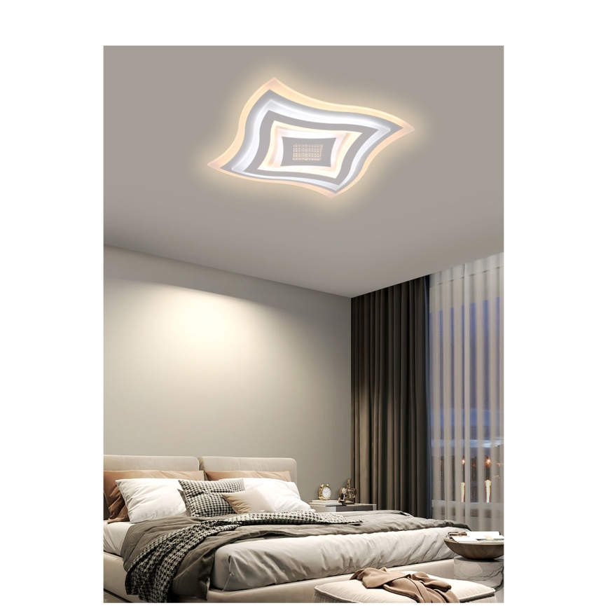 Brilagi - LED Dimmable ceiling light MODERN LED/102W/230V 2700-6500K + remote control