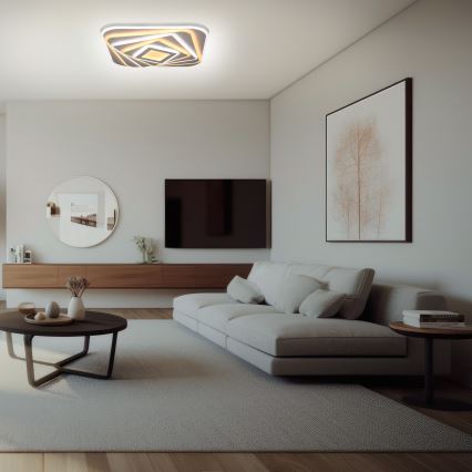 Brilagi - LED Dimmable ceiling light MODERN LED/210W/230V 2700-6500K 55x55 cm + remote control
