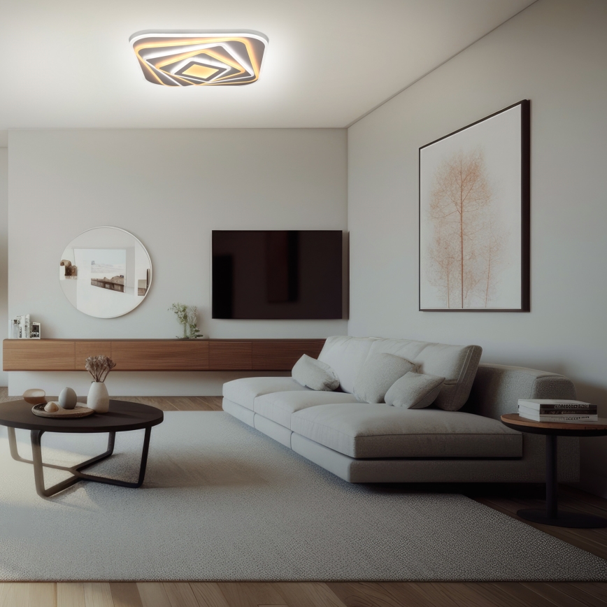 Brilagi - LED Dimmable ceiling light MODERN LED/210W/230V 2700-6500K 55x55 cm + remote control