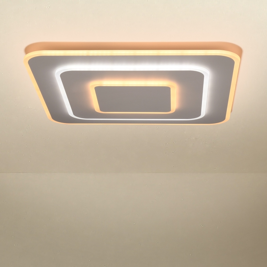 Brilagi - LED Dimmable ceiling light MODERN LED/72W/230V 2700-6500K 46,6x46,6 cm + remote control
