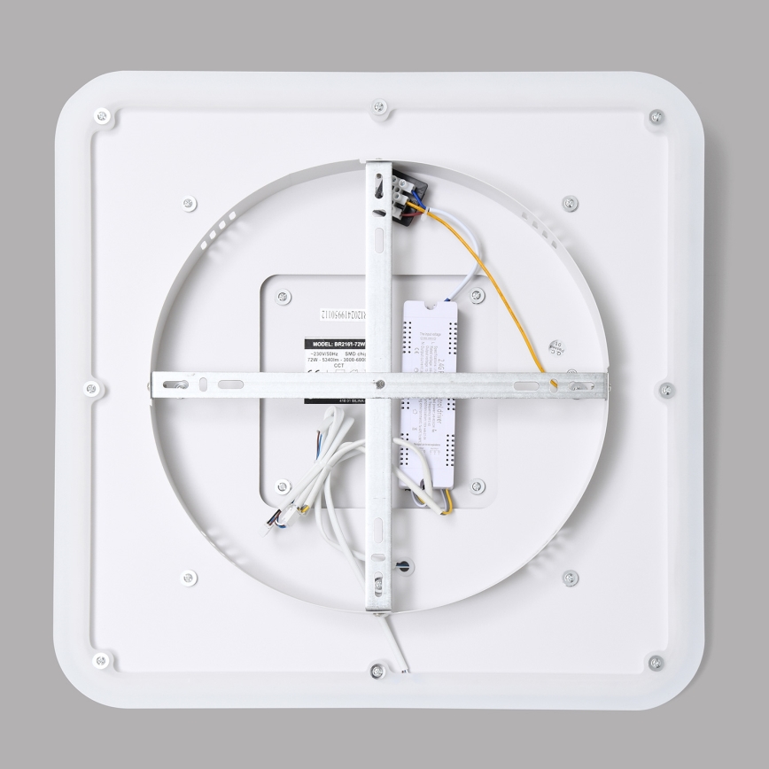 Brilagi - LED Dimmable ceiling light MODERN LED/72W/230V 2700-6500K 46,6x46,6 cm + remote control
