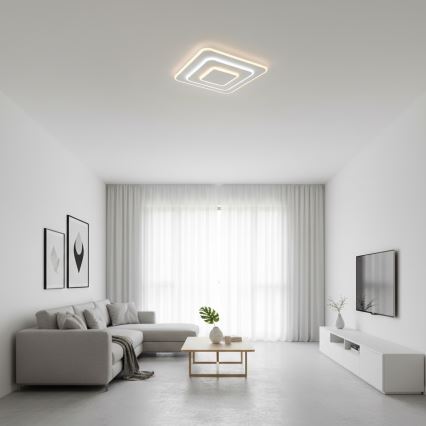 Brilagi - MODERN LED Dimmable Ceiling Light/72W/230V 3000-6000K 46.6x46.6 cm + Remote Control