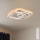 Brilagi - LED Dimmable ceiling light MODERN LED/80W/230V 2700-6500K 52,5x52,5 cm + remote control