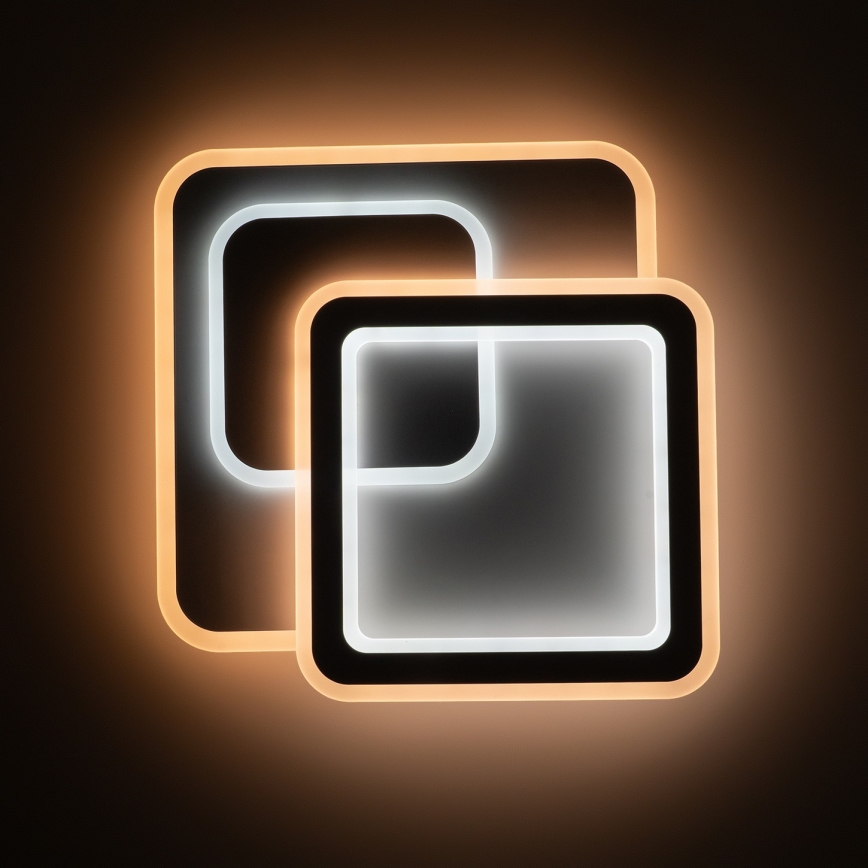 Brilagi - LED Dimmable ceiling light MODERN LED/80W/230V 2700-6500K 52,5x52,5 cm + remote control