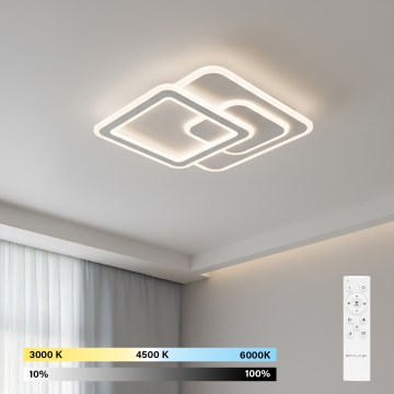 Brilagi - LED Dimmable Ceiling Light MODERN LED/80W/230V 3000-6000K 52,5x52,5 cm + remote control