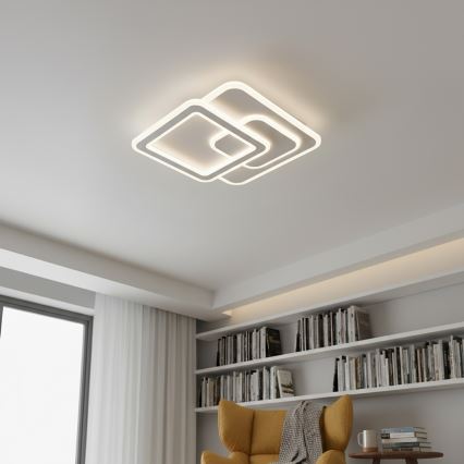 Brilagi - LED Dimmable Ceiling Light MODERN LED/80W/230V 3000-6000K 52,5x52,5 cm + remote control