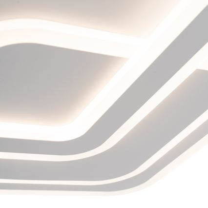 Brilagi - LED Dimmable Ceiling Light MODERN LED/80W/230V 3000-6000K 52,5x52,5 cm + remote control
