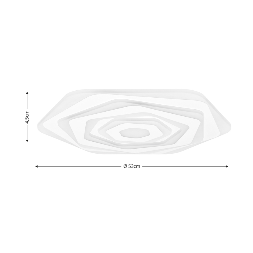Brilagi - LED Dimmable ceiling light MODERN LED/85W/230V 2700-6500K d. 53 cm + remote control
