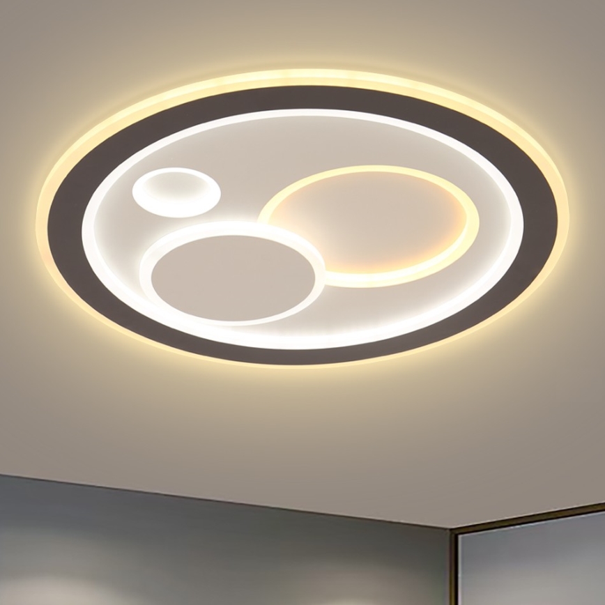 Brilagi - LED Dimmable ceiling light MODERN LED/89W/230V 2700-6500K d. 47 cm + remote control