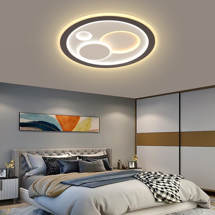Brilagi - LED Dimmable ceiling light MODERN LED/89W/230V 2700-6500K d. 47 cm + remote control