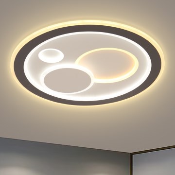 Brilagi - LED Dimmable ceiling light MODERN LED/89W/230V 2700-6500K + remote control