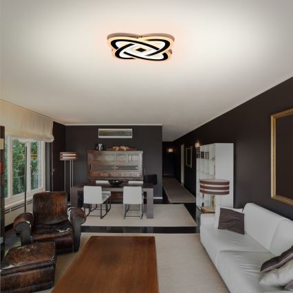 Brilagi - LED Dimmable Ceiling Light MODERN LED/90W/230V 3000-6000K 48x48 cm+ Remote Control