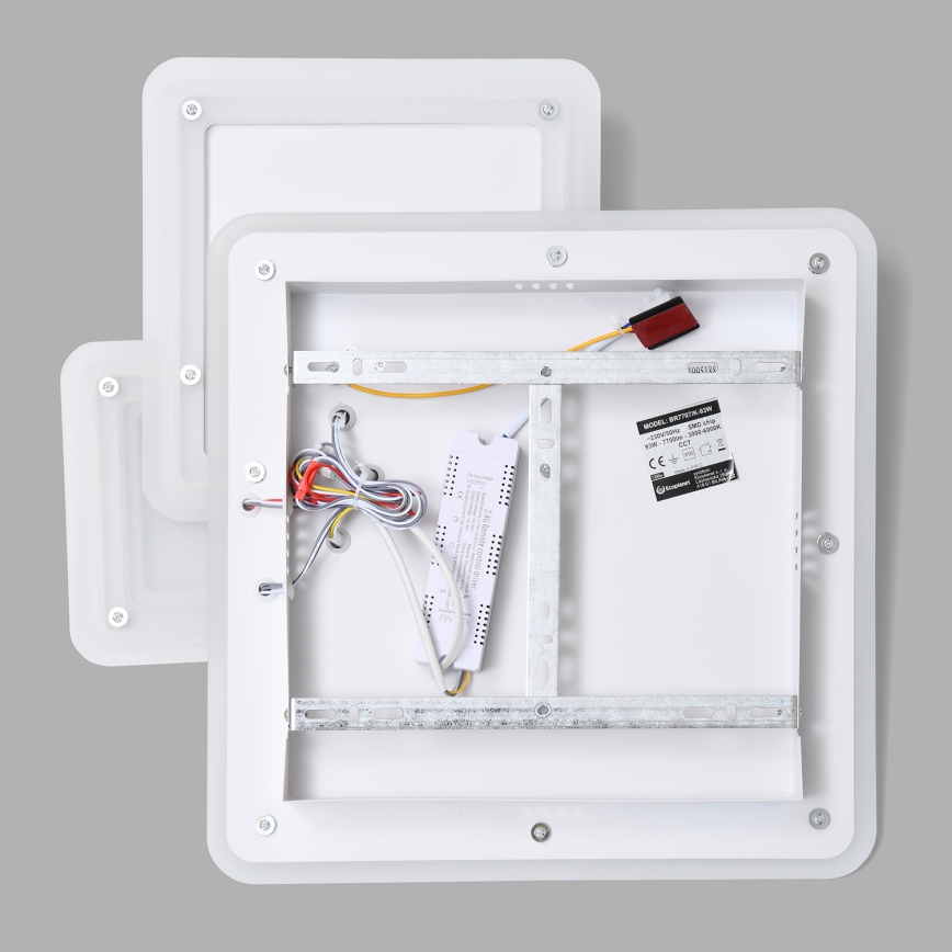 Brilagi - LED Dimmable ceiling light MODERN LED/93W/230V 2700-6500K 48,5x48,5 cm + remote control