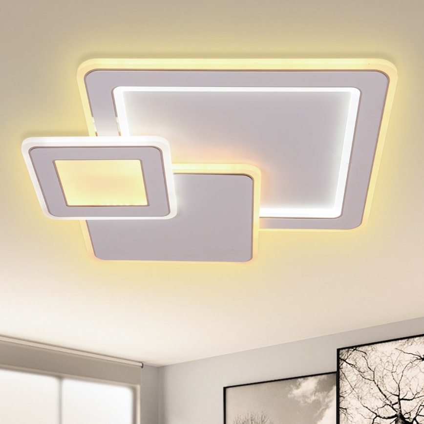 Brilagi - LED Dimmable ceiling light MODERN LED/93W/230V 2700-6500K + remote control