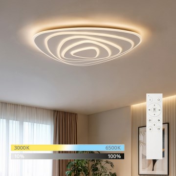 BRILAGI - LED Dimmable ceiling light MODERN MAXI LED/140W/230V 3000-6000K 74x75 cm + remote control