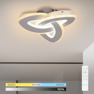 Brilagi - LED Dimmable Ceiling Light MODERN MINI LED/49W/230V 3000-6000K 30x30 cm + Remote Control