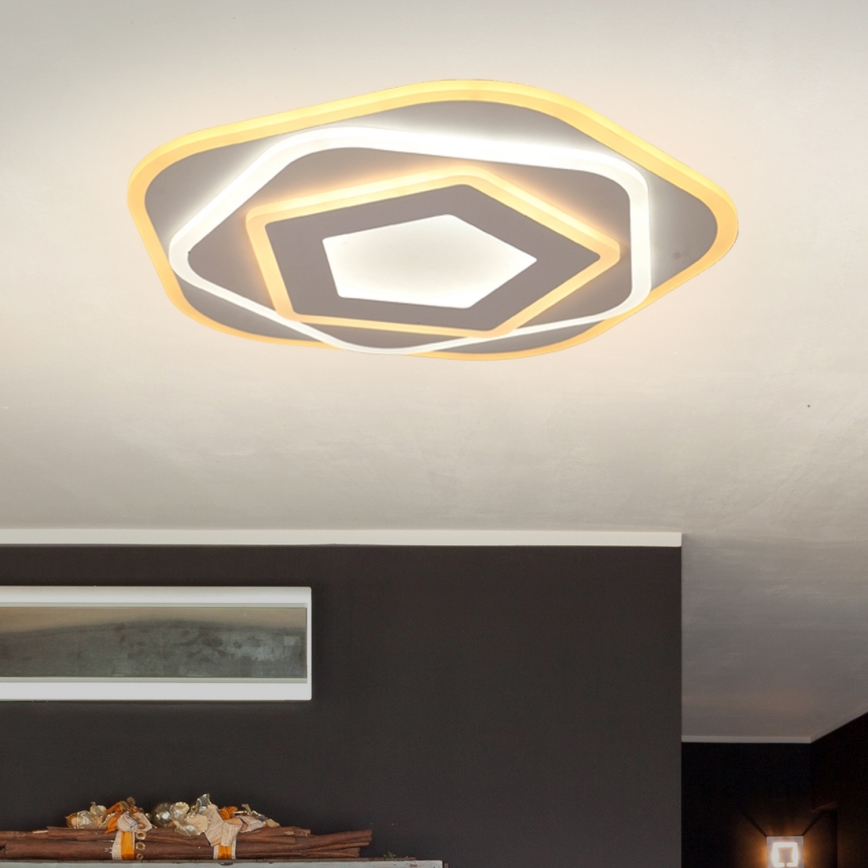 Brilagi - LED Dimmable ceiling light MODERN MINI LED/53W/230V 3000/4000/6000K d. 30 cm + remote control