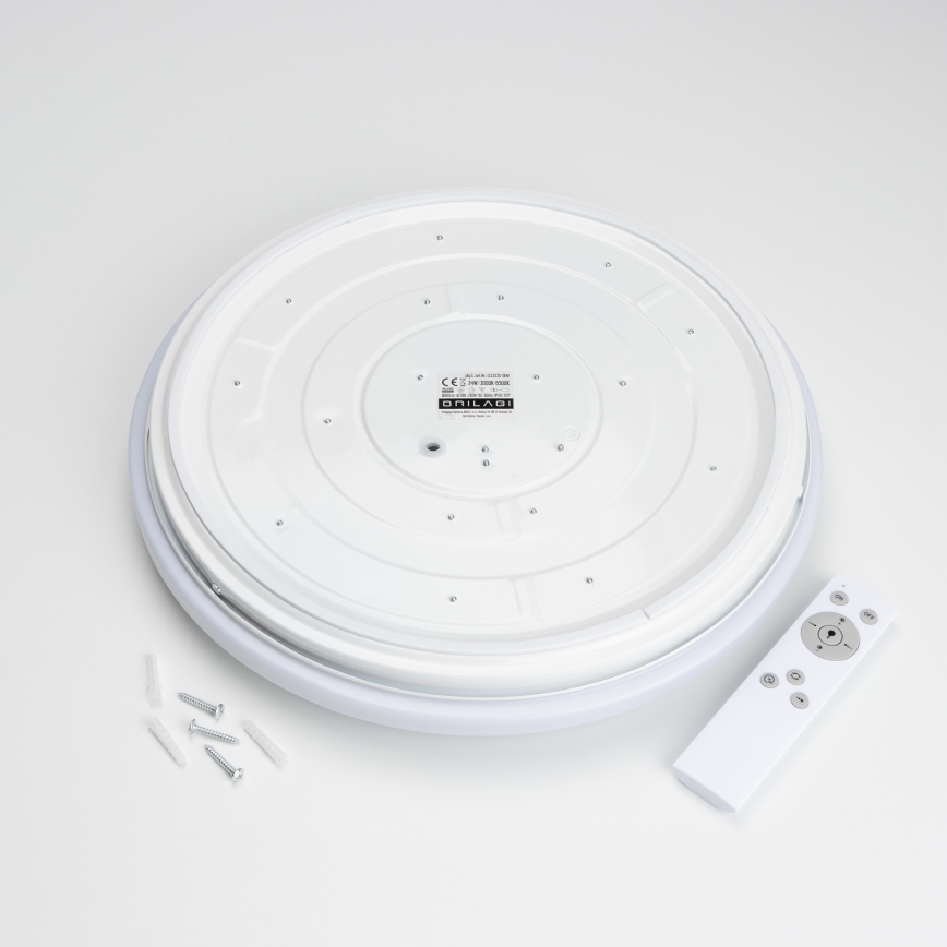 Brilagi - LED Dimmable ceiling light OPAL LED/24W/230V  3000/4000/6500K + remote control