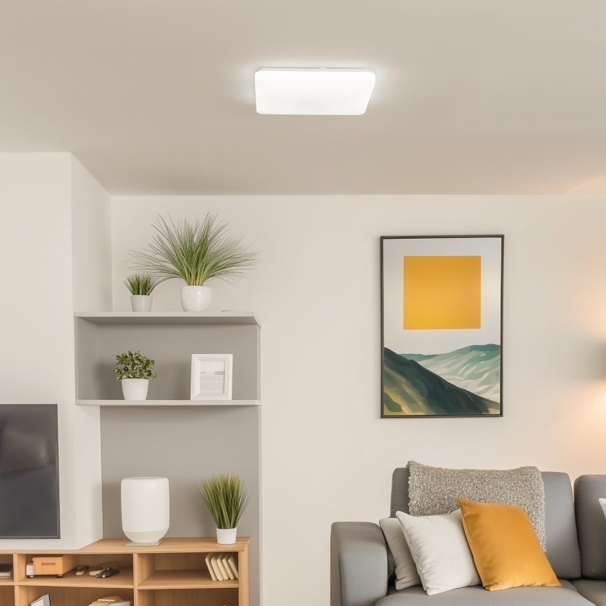 Brilagi - LED Dimmable ceiling light OPAL LED/24W/230V 3000/4000/6500K + remote control