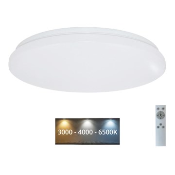 Brilagi - LED Dimmable ceiling light OPAL LED/24W/230V  3000/4000/6500K + remote control