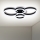 Brilagi - LED Dimmable ceiling light ORBITS LED/49W/230V 3000/4000/6000K + remote control