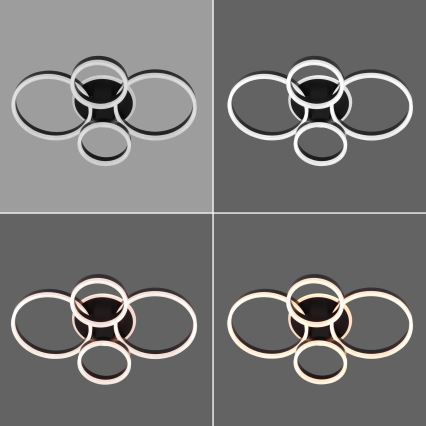 Brilagi - LED Dimmable ceiling light ORBITS LED/49W/230V 3000/4000/6000K + remote control