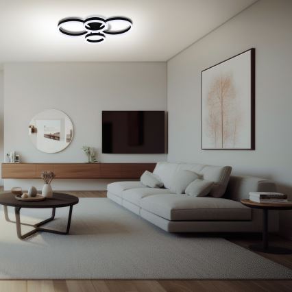 Brilagi - LED Dimmable ceiling light ORBITS LED/49W/230V 3000/4000/6000K + remote control