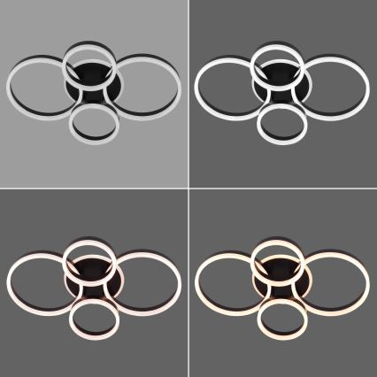 Brilagi - LED Dimmable ceiling light ORBITS LED/52W/230V 3000-6000K + remote control